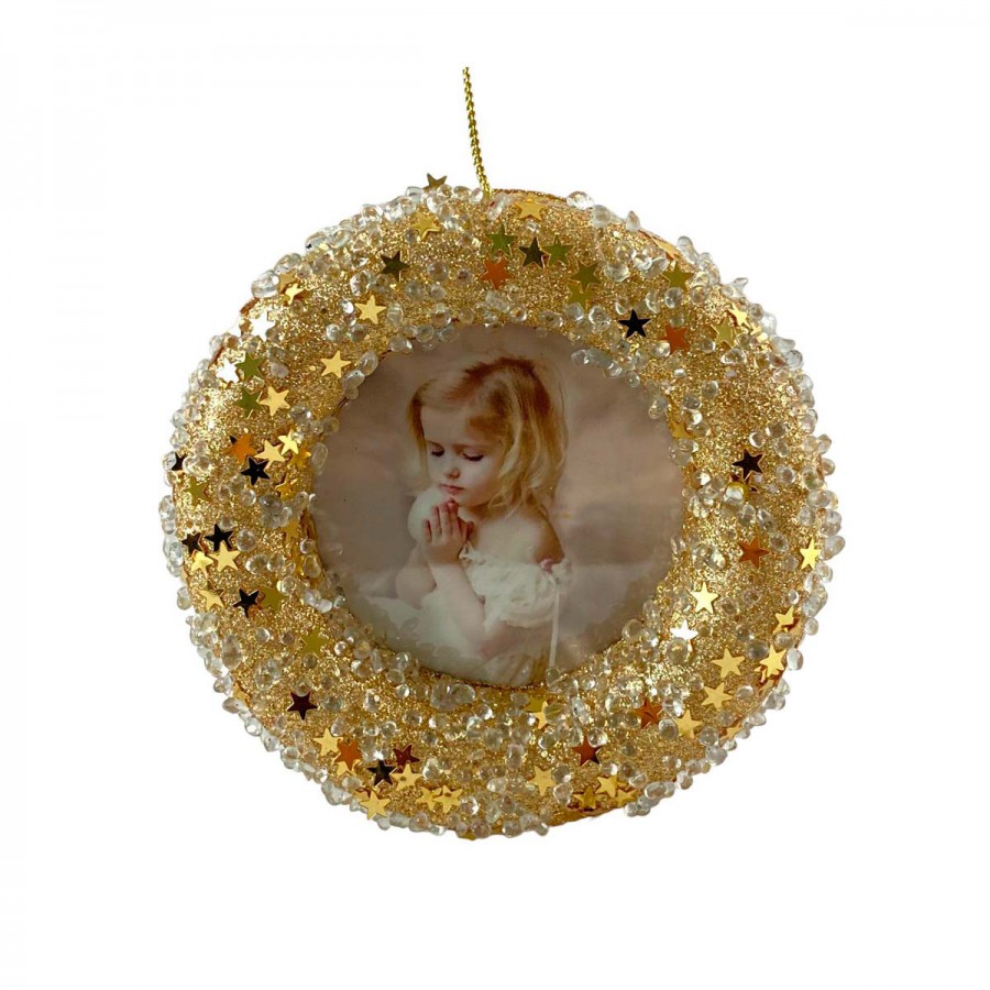 Portarretrato Dorado 12 cm Alparamis