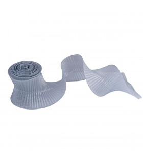 Cinta Ondulada 12 cm x 4.5 m Plateada Alparamis