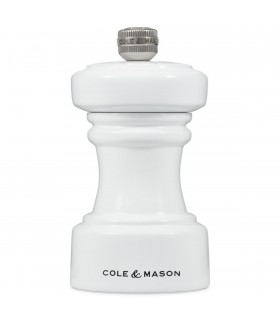 Salero 104mm White Wood