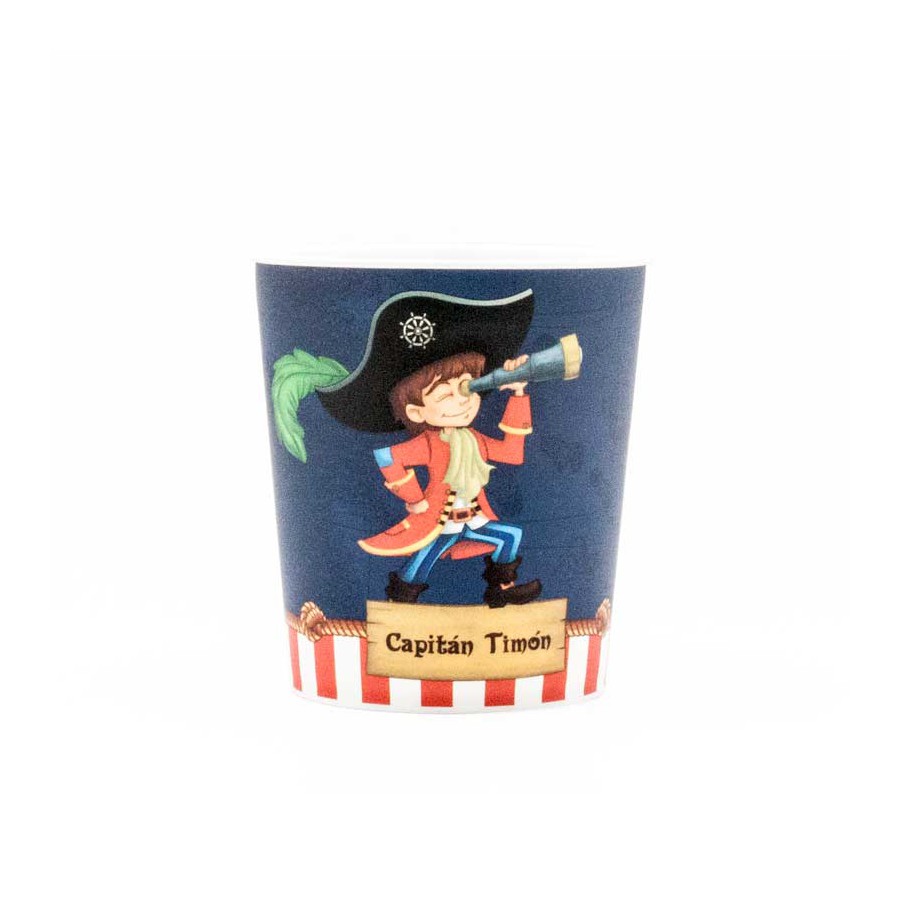 Vaso plástico del Capitán Timón
