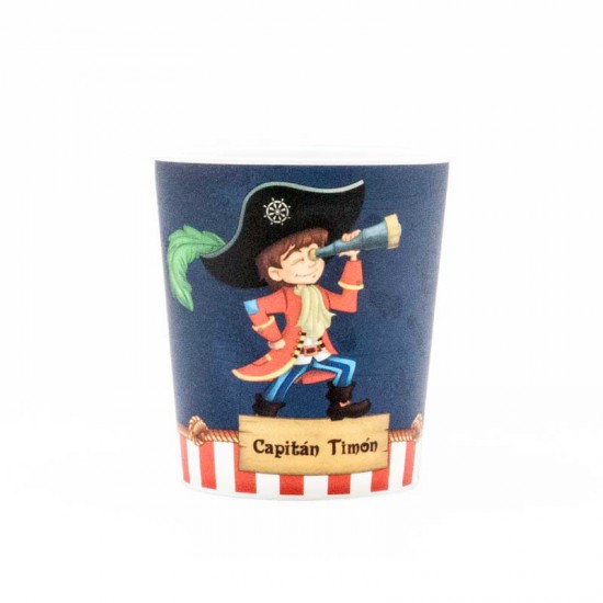 Vaso plástico del Capitán Timón