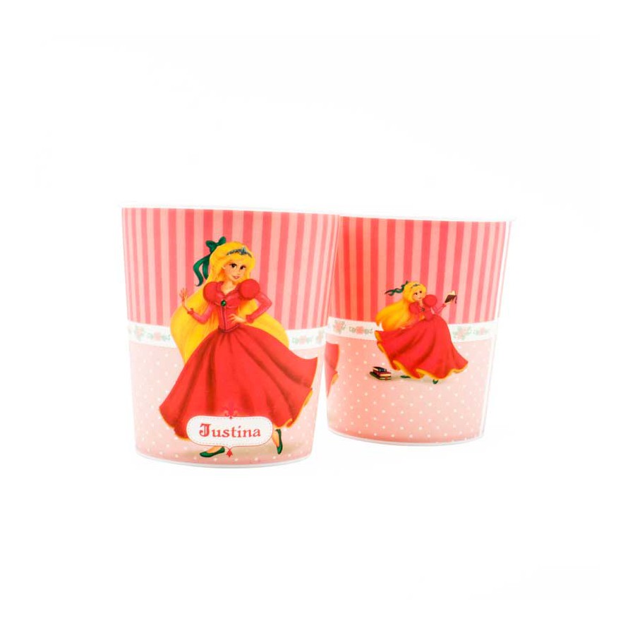 Vaso plástico de Justina