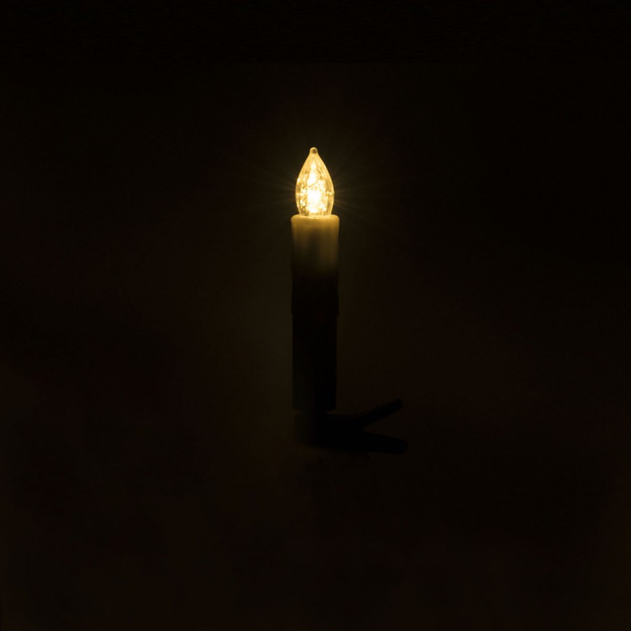 Vela LED Ivory x 10 Alparamis