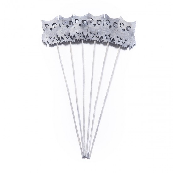 Stick de Búho Gris 6 cm Alparamis