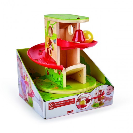 Juego de Pasar y Deslizar Jungla Tobogán Hape