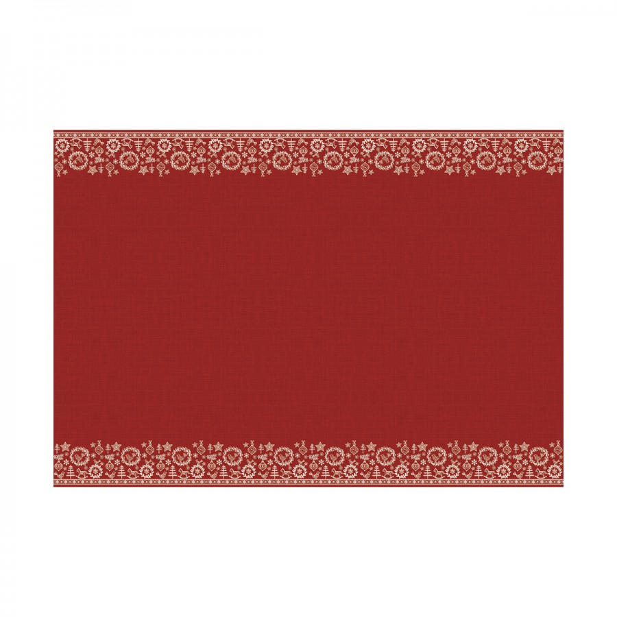 Mantel 138 x 220 cm Hygge Symbols Xmas