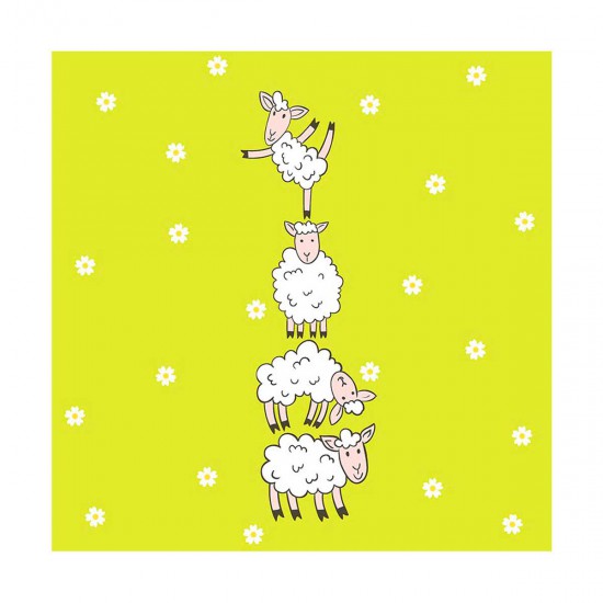 Servilletas 33 x 33 cm Happy Lambs