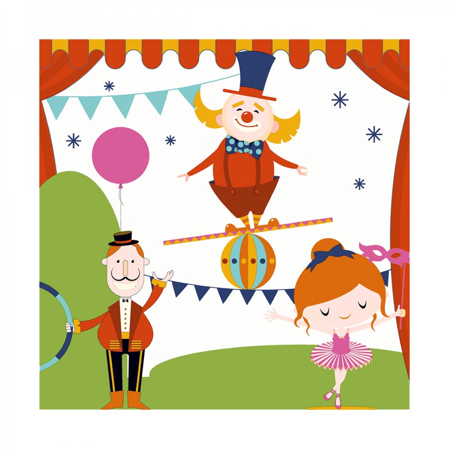 Servilletas 33 x 33 cm Carnival Fun