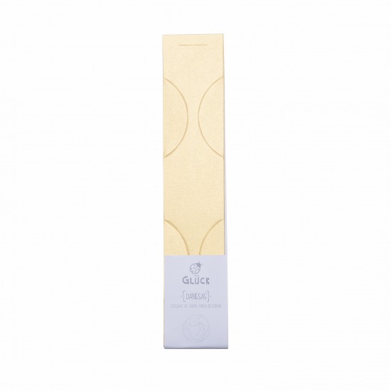 Danesa para Armar Dorada 9 cm x 3
