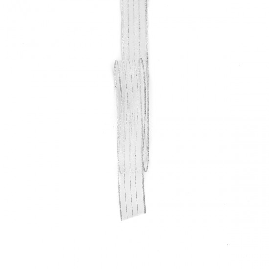 Cinta Ilusión Plata 2 cm x 10 metros
