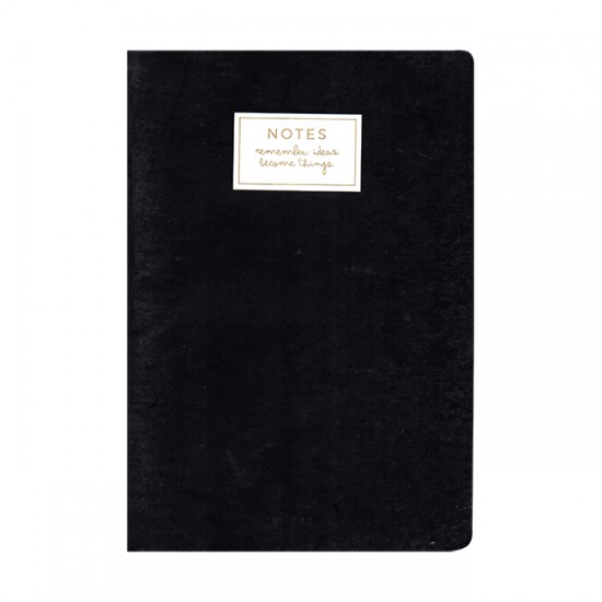 Cuaderno Talbot Flex Negro 17x25 cm