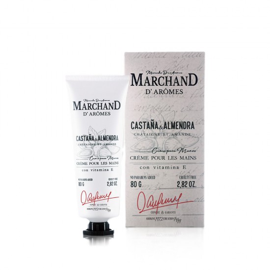 Crema de Manos Marchand D Aromes Castaña y Almendra 80 g