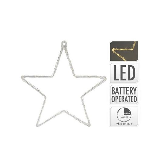 Estrella Metalica Luz Led 40 cm Alparamis
