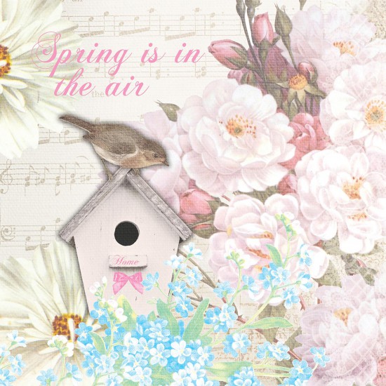 Servilletas 33 x 33 cm Bird House
