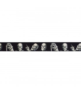 Cinta Halloween Skeletons 2.5 cm x 10 m