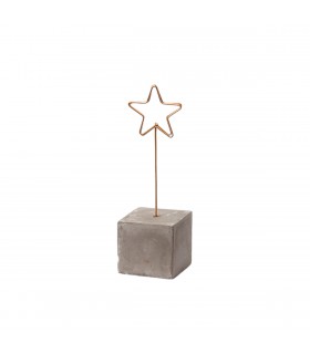 Portafoto con Base de Cemento Estrella Alparamis