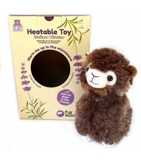 Peluche Térmico Llama Marrón Fur Buddies