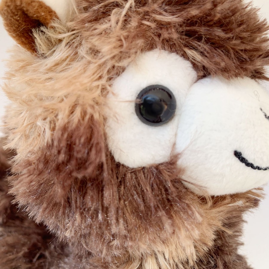Peluche Térmico Llama Marrón Fur Buddies