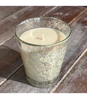 Vela Aromática Navideña de Soja en Vaso Ginger y Caramel Espacio Aroma