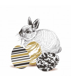 Servilletas 33 x 33 cm Marbled Eggs