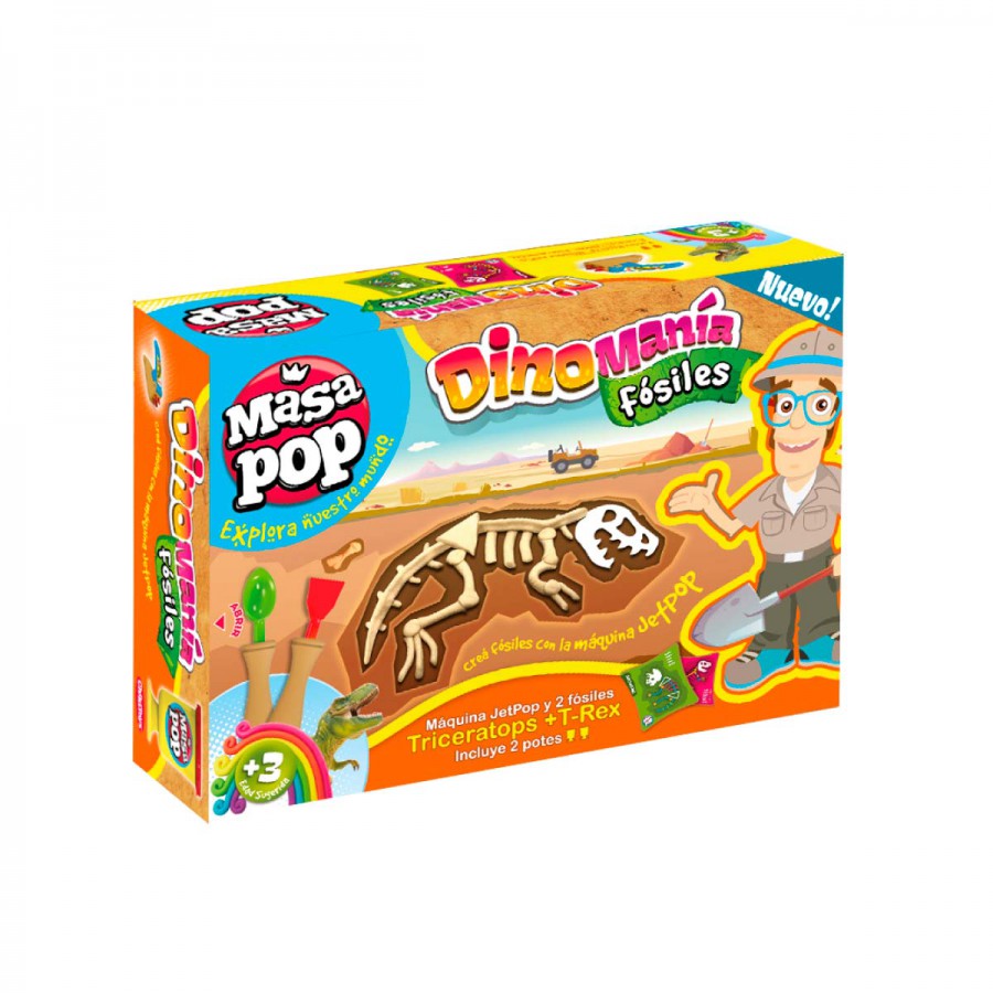 Set Fósiles Masa Pop Dinomanía