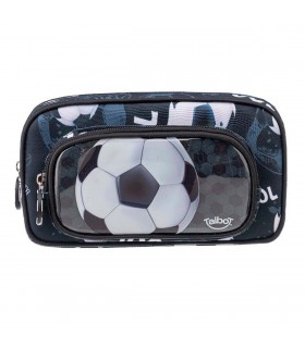 Cartuchera con 2 Cierres Big Pocket Football 2.4 lt Talbot