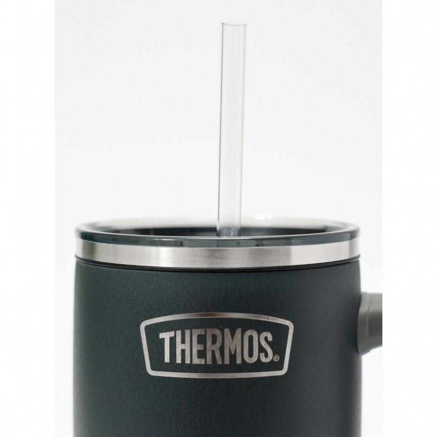 Taza Térmica con Asa y Sorbete Thermos Classic 850 ml Gris