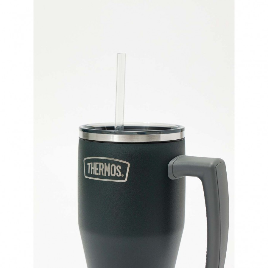 Taza Térmica con Asa y Sorbete Thermos Classic 850 ml Gris