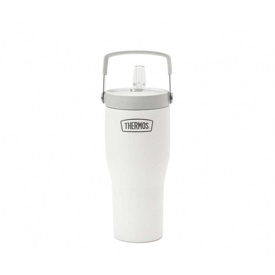 Vaso Térmico con Asa y Sorbete Thermos Classic 850 ml Blanco