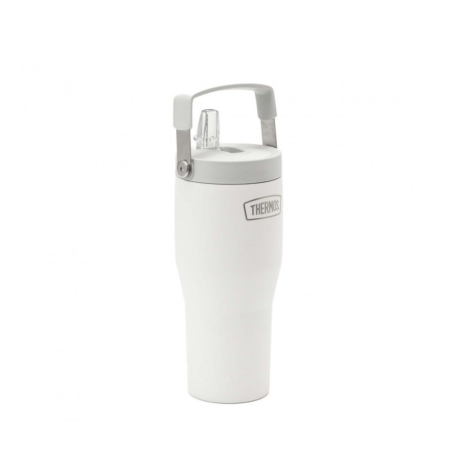 Vaso Térmico con Asa y Sorbete Thermos Classic 850 ml Blanco