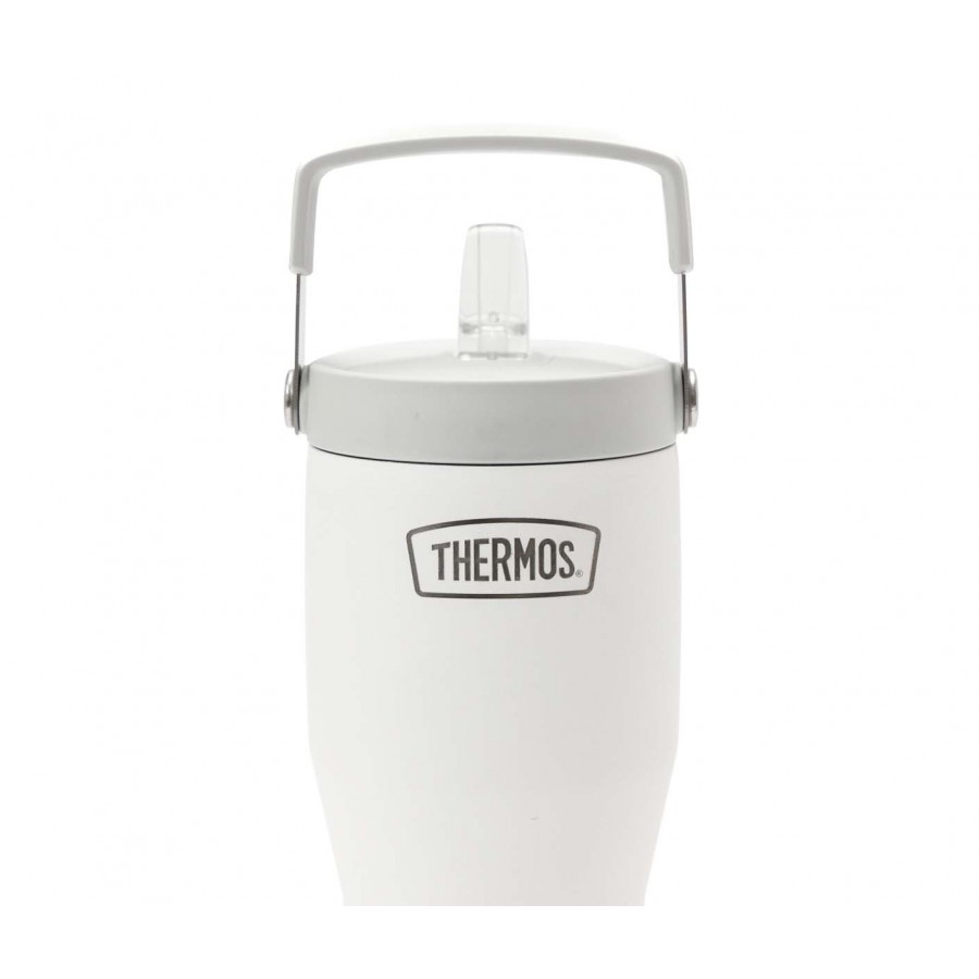 Vaso Térmico con Asa y Sorbete Thermos Classic 850 ml Blanco