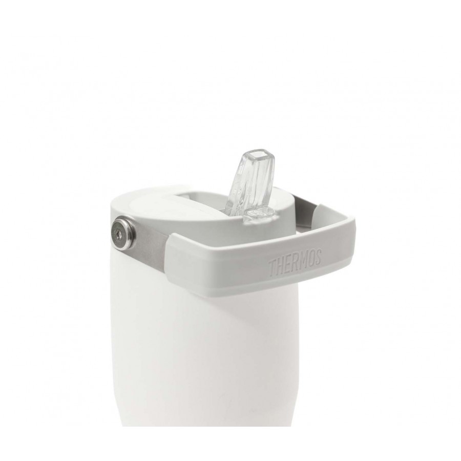 Vaso Térmico con Asa y Sorbete Thermos Classic 850 ml Blanco