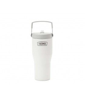 Vaso Térmico con Asa y Sorbete Thermos Classic 850 ml Blanco
