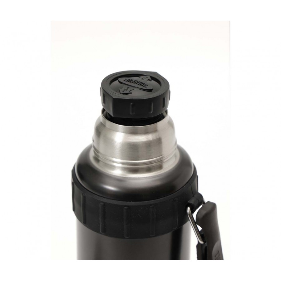 Termo con Asa Antideslizante Thermos Beberageware 1200 ml Gris Acero