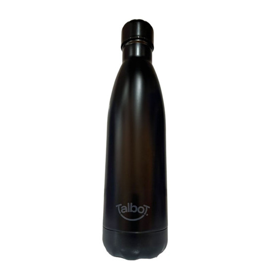 Botella Térmica de Acero Urban Negra 500 ml Talbot