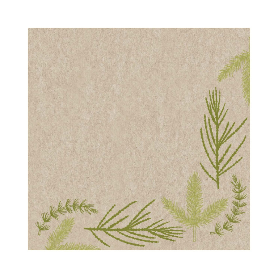 Servilletas Recicladas 24 x 24 cm Forest Finds