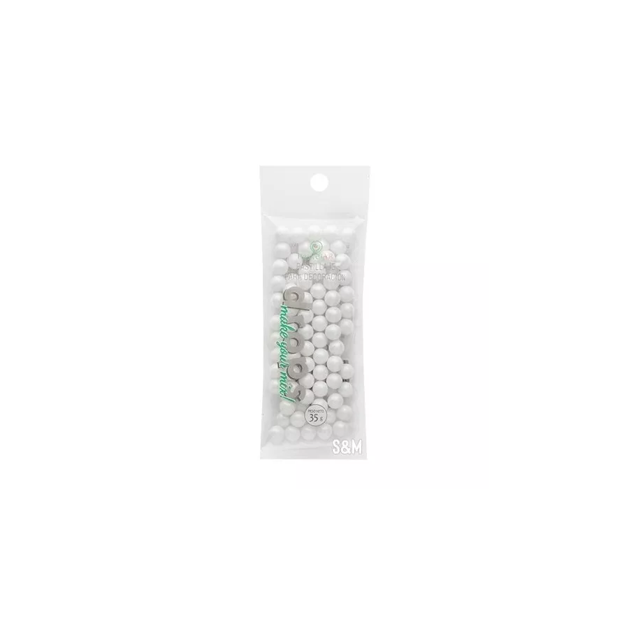 Drops Sprinkles Comestibles Maxi Perlas Blancas 30g Pastelar