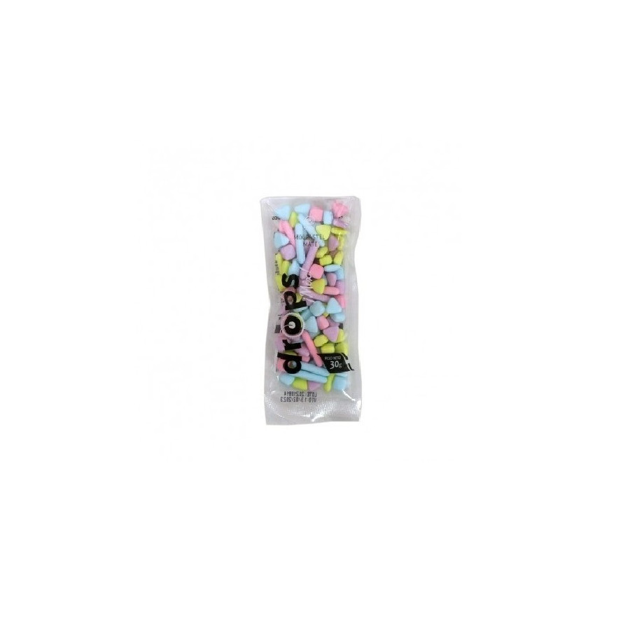 Drops Sprinkles Comestibles Mix Pastel Mate 30g Pastelar