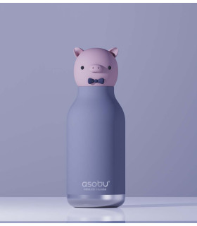 Botella Térmica Bestie Piggy 460 ml Asobu