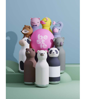 Botella Térmica Bestie Piggy 460 ml Asobu
