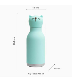 Botella Térmica Bestie Cat 460 ml Asobu