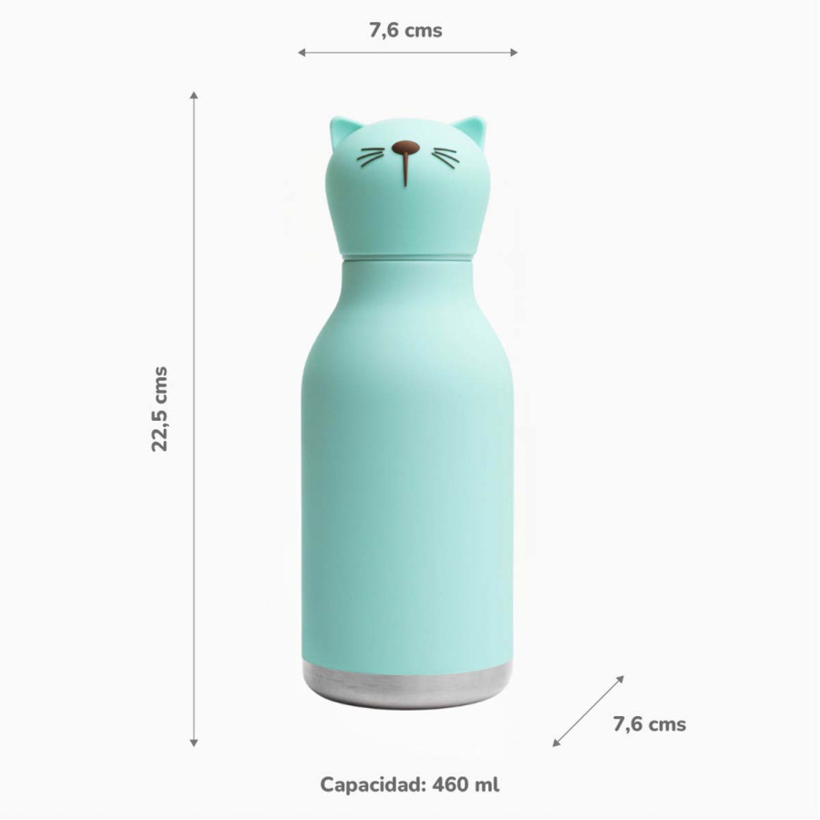 Botella Térmica Bestie Cat 460 ml Asobu