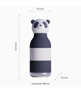 Botella Térmica Bestie White Panda 460 ml Asobu