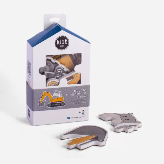 Rompecabezas Magnetico Transportes Hipopotamo