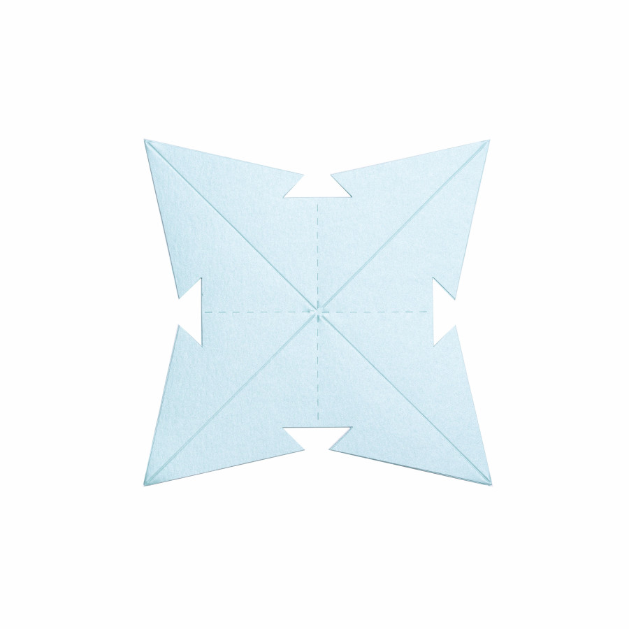 Estrella para Armar 28 cm Verde