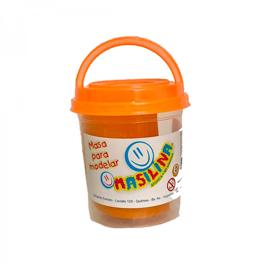Pote de Masa para Moldear Naranja 150 g Masilina