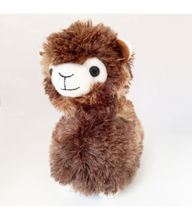 Peluche Térmico Llama Marrón Fur Buddies
