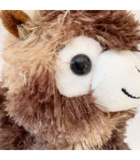 Peluche Térmico Llama Marrón Fur Buddies