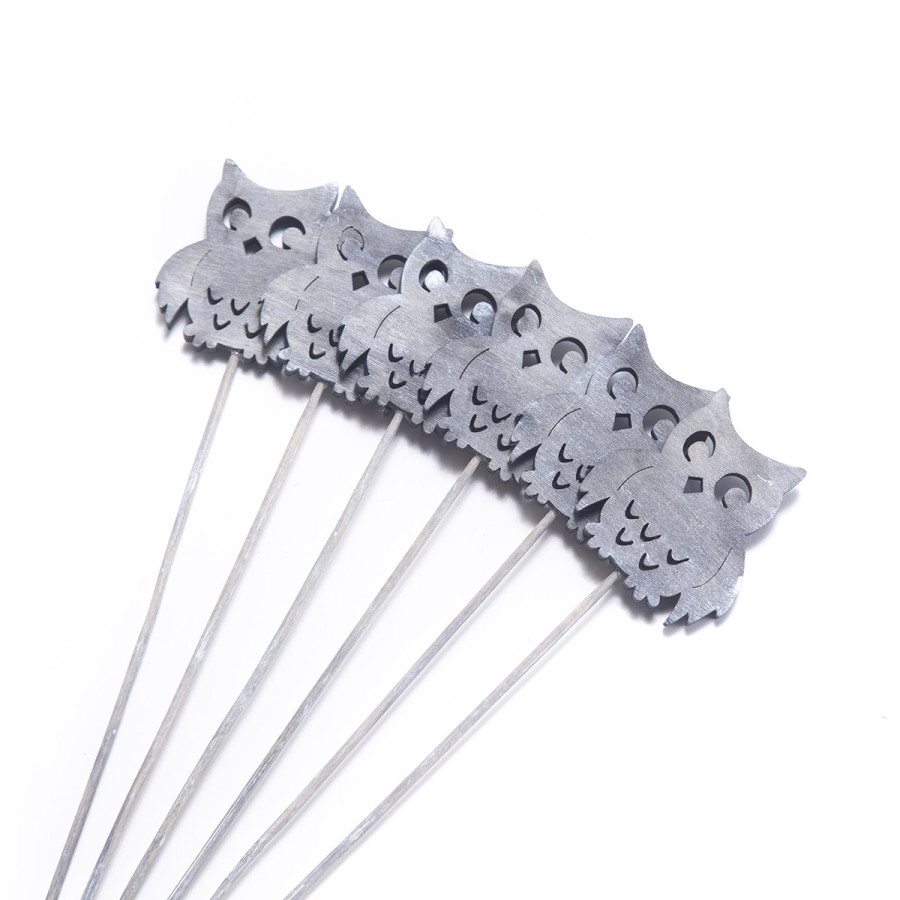 Stick de Búho Gris 6 cm Alparamis