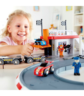Pista de Carreras de Juguete Hape
